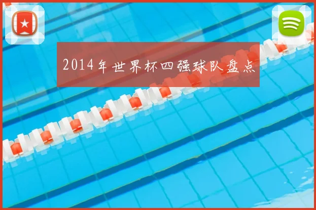 2014年世界杯四强球队盘点